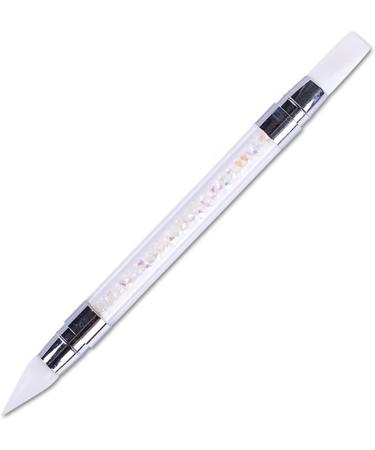 Nail Art Sculpture Pens Silicone Dual Head Manicure Carving Pen Rhinestone Beads Picker Tool DIY Nail Decoration Tool - Buy Online on GoSupps.com