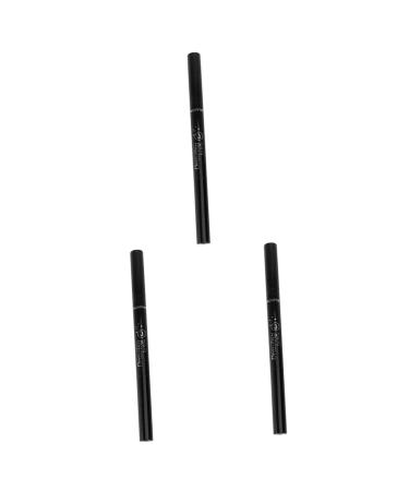 PLAFOPE 3pcs Brow Pen Brow Pencil Eyebrow Pencils Chocolate Eyebrow Pencil Brush