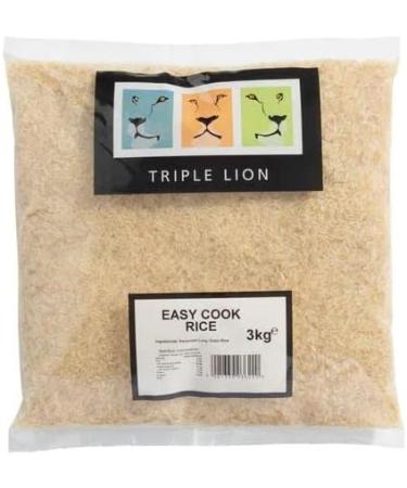 Triple Lion Easy Cook Rice 3kg - Buy Online on GoSupps.com