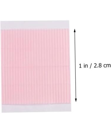 Healeved 24 Sheets Double Eyelid Beauty Stickers Adhesive Eyelid Sticker Double Eye Shaping Stickers Double Eyelid Stickers Stickers Pink Fiber Material Woman Eyes Decorate - Buy Online on GoSupps.com