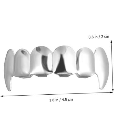 Yardwe 2pcs Werewolf Teeth Halloween Decor - Hip Hop Jewelry Accessories for Men and Women - Buy Online on GoSupps.com