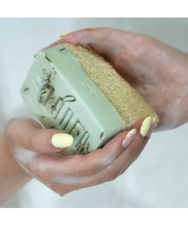 Natural Handmade Loofah & Rosemary Soap | Eco-Friendly Bath Essentials for Radiant Skin - Buy Online on GoSupps.com