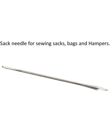 Hand Sewing Needles Kit, Heavy Duty Household Hand Needles for Upholstery, Carpet, Leather, Canvas Repair (7 Pieces), Size: 6.1 x 3.31 x 0.28, Silver