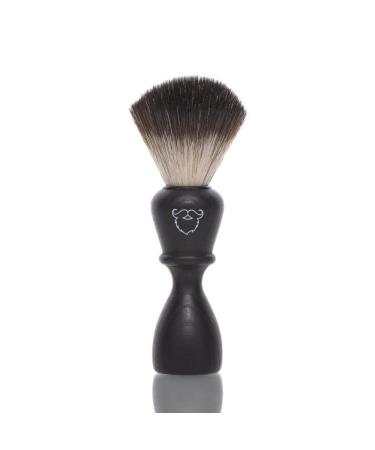 Blackbeard's shaving brush with grip made of smoked cup 21mm knot with synthetic hair alternative to the roof hair Get length 90mm & weight 50g Shaving foam made of shaving soap & shaving cream