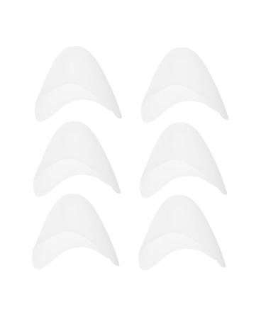 3 Pairs Toe Protector Foot Toe Cushion High Heel Pads Pointe Shoes Protectors Shoe Heel Protectors Ballet Dance Toe Caps Shoe Insert Gel Cushion for Heels Shoe Pads White Sebs
