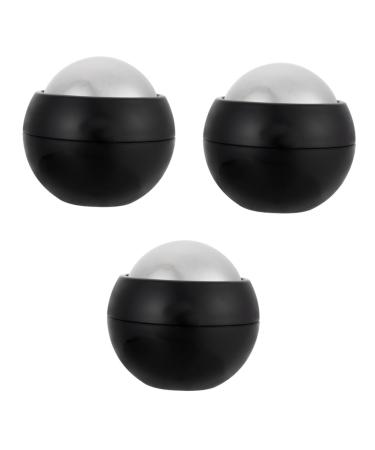 Fomiyes 3st hand massage ball hand massage gauge foot massage balls for feet deep tissue-in-act massage clerk relax yourself metal roll cold answer ice hockey stainless steel yoga fitness