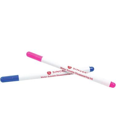 Singer 04371 Fine Point Fabric Marking Pen Pink & Blue 2-Pack - Buy Online on GoSupps.com