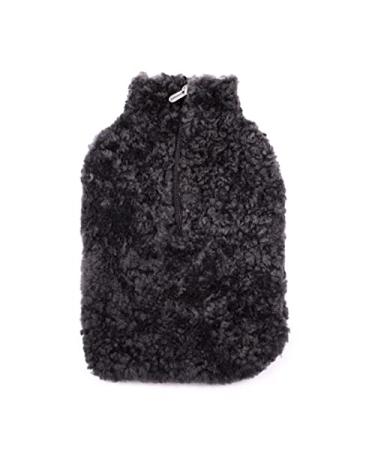 Shepherd of Sweden | Kerri Genuine Sheepskin Luxurious Hot Water Bottle Cover | Large W:22cm x H:34cm (Carbon)