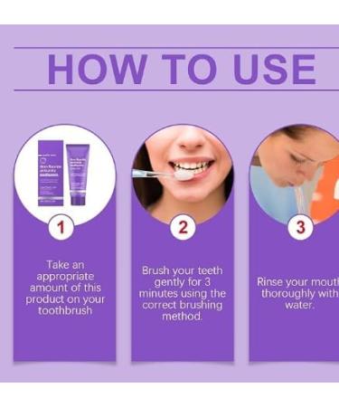 Non-Fluoride Anticavity Toothpaste Vanilla Mint Purple Color Corrector Intensive Whitening 100g - Buy Online on GoSupps.com