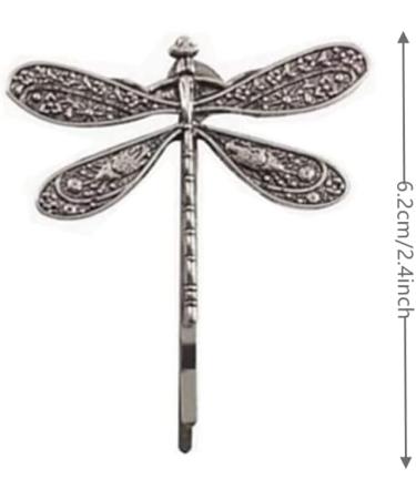 JKKzzLIE 6 Pieces Retro Dragonfly Hairpin Silver Vintage Hair Clips Cute Hair Styling Pins for Girls and Women - Buy Online on GoSupps.com
