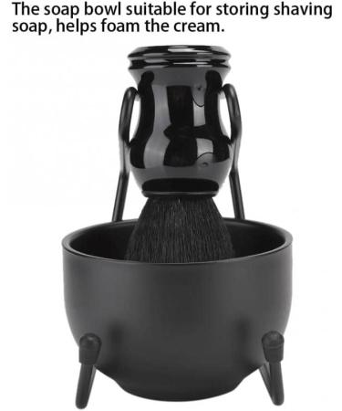 Buy Kjyr Portable Stainless Steel Rasis Racing Stand Set - Professional Shaving Soap Holder & Hairbrush | Men's Grooming Essentials - Buy Online on GoSupps.com