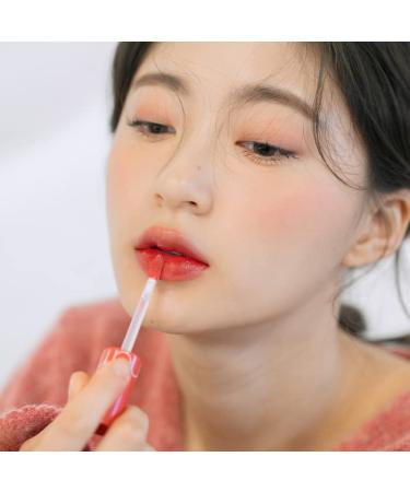 rom&nd Juicy Lasting Tint No.09 Litchi Coral - Vivid Glossy Lip Tint for Long-Lasting Moisturizing & Natural Beauty | K-Beauty | 5.5g/0.2oz - Buy Online on GoSupps.com