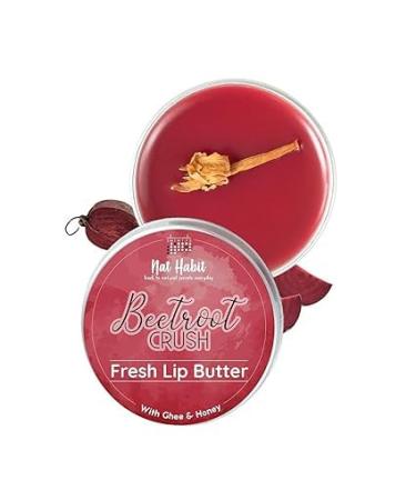 Beetroot Lip Butter with Raw Honey & Ghee 10g Nourishes & Hydrates Lips