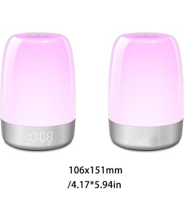 Hi.FANCY Wake-Up Night Light Sunrise Simulation 3-Ways Dimmable Bedside Lamp for Bedrooms Ambient Nightstand Lights Sleep Aid - Buy Online on GoSupps.com