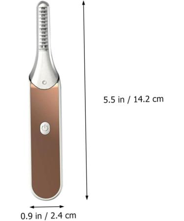 minkissy Eyelash Curler Heating Lash Curler Face Cosmetic Device Lashes Tool Facial Tool Electric Tool Eyelash Mascara Tool Heated Lash Curler Heated Eyelash Brush Lash Tool Abs White - Buy Online on GoSupps.com