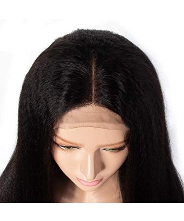Blisshair 9A Brazilian Remy Lace Front Wig - 12inch Kinky Straight Human Hair Extensions - Buy Online on GoSupps.com