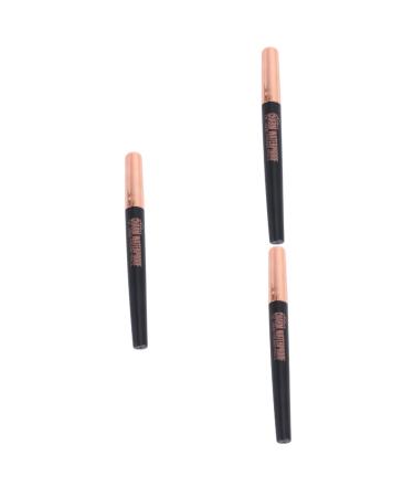 WOONEKY 3pcs Eyeliner Waterproof Eyeliner Pencil Sweat-resistant Eyeliner Makeup Eyeline Pencil