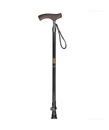Aluminum Alloy Crutches Adjustable Crutches Wooden Handles Aluminum Alloy Material is Light and Durable The Maximum Load is 100Kg Red Beautiful Scenery Bathing in Sunlight