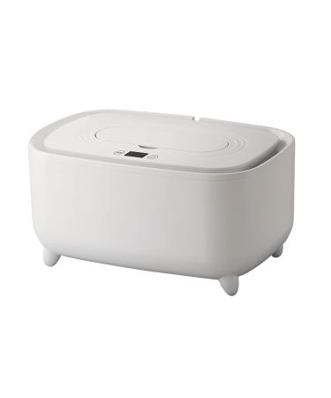Baby wiping warmer large capacity wiping heating constant temperature PP material wiping warmer for small children (pearl white)