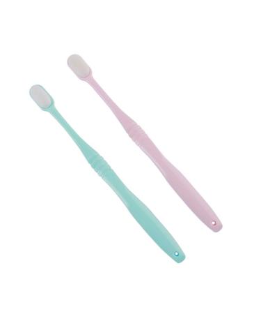SESESFOUFU 2nd portable toothbrush tooth hygiene oral hygiene dental brushes toothbrush gift ideas couple toothbrush training toothbrush hand toothbrush nylon toothbrush so soft captivity