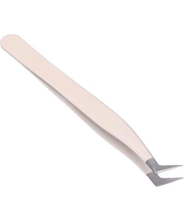 Eyelash Applicator Tweezers - Precision Stainless Steel | Narrow Curved Tip | Easy to Use & Lightweight for Home Use - Shop Now! - Buy Online on GoSupps.com