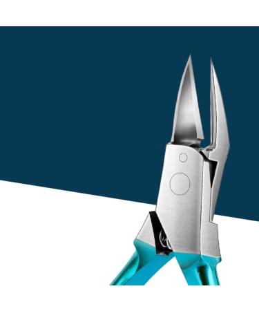 Portable Blue Beveled Tip Nail Clippers With Sharp Cutting Edge For Ingrown Nails/hard Nails/gray Nails Practical tool - Buy Online on GoSupps.com