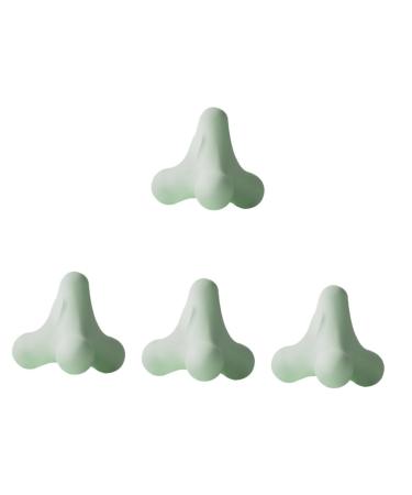 Solustre 4 pieces massage fitness ball massage ball yoga ball massage practical yoga ball massage balls body massage device tool massage ball gymnasium gymnasium 7.50x7.80cmx4pcs Gr nx4stk