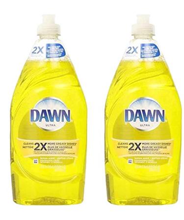 DAWN Ultra Dishwashing Liquid Lemon Scent 532 ML (Pack of 2)