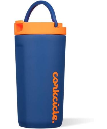 Corkcicle Kids Tumbler 12oz Triple Insulated Stainless Steel Mug - Electric Navy | Non-Slip Bottom, Easy Grip, Keeps Drinks Cold 18 Hours, Hot 3 Hours - Buy Online on GoSupps.com
