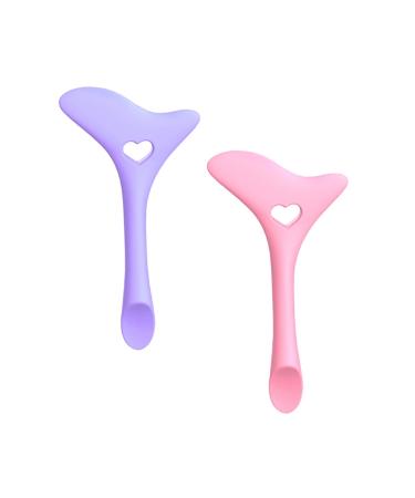 FRCOLOR 6 Pcs Eyeliner Eyeshadow Silicone Molds Lash Mascara Eyelash Eye Cosmetics Tools Simple Miss Spoon mediumx3pcs Assorted Colorx3pcs