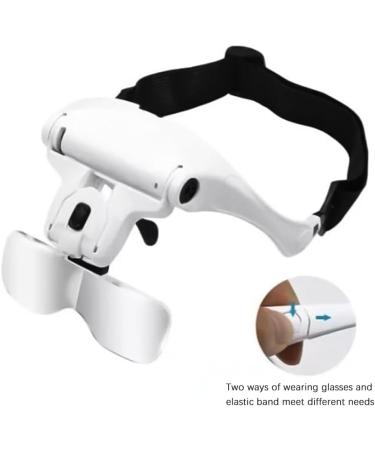 Magnifying Glasses fangzi 9892B2 Magnifying Glass for Reading with LED Light and Headband Hands Free Head Magnifier with 5 Lenses 1.0X 1.5X 2.0X 2.5X 3.5X - Buy Online on GoSupps.com