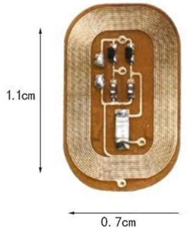 Retasica 5Pcs NFC Flash Nail Sticker LED Bare Chip Intelligent Luminous Nail Lamp Nail Sticker Enhancement Yellow Light - Buy Online on GoSupps.com