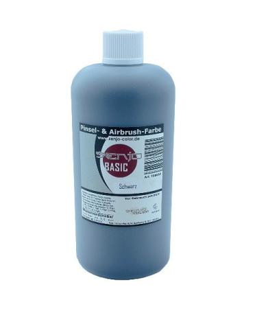 Senjo Color Senjo Color Basic Body Paint - Water-Soluble Cosmetic - Liquid for Airbrush and Brush - 500 ml - Turquoise