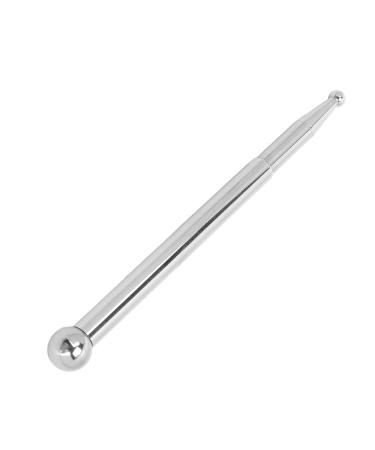 Syrisora Stainless Steel Deep Tissue Massager Manual Acupuncture Pen for Home Salon Beauty Silver