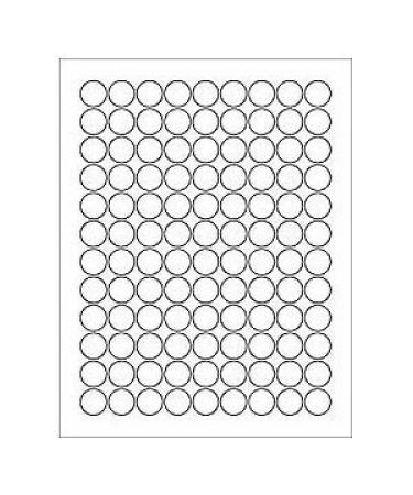 108 Pack Round White Essential Oil Top Stickers - 1/2 Labels - Grand Parfums Aromatherapy Tool - Buy Online on GoSupps.com