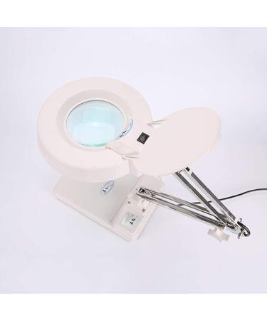 Magnifying Glass Screen 5X/8X/10X/15X/20X Magnifying lamp Folding Reading Desk Cosmetic Repair Welding White Magnifying Lens with LED Light Double The Comfort Vision Blue red white - Buy Online on GoSupps.com