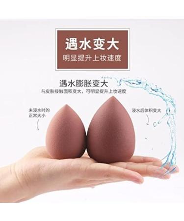 Makeup Sponge Makeup Sponge Puff Egg Microfiber Face Sponge Face Foundation Concealer Cosmetic Powder Sponge Makeup Sponge Holder(Pink-QM) - Buy Online on GoSupps.com