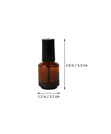 Beaupretty 15 St. Empty Nail Polish Bottles - Refillable Glass Nail Cosmetic Containers for Easy Packaging (5.3x3.2 cm) - Buy Online on GoSupps.com