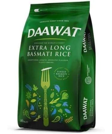 Seelans Daawat Extra Long Basmati Rice | Aromatic with Beautiful and Fluffy Grains | Great Flavour | 10KG - Buy Online on GoSupps.com