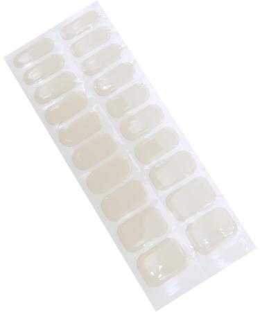 Semi Cured Gel Nail Strips 24 PCS Gel Nail Polish Stickers Wraps Adhesive Gel Nail Stickers with Nail File Stick and Sealing Strip(E) - Buy Online on GoSupps.com