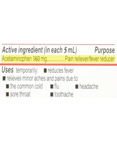 Infants' Tylenol Acetaminophen Liquid Cherry Medicine 2 fl. oz - Buy Online on GoSupps.com
