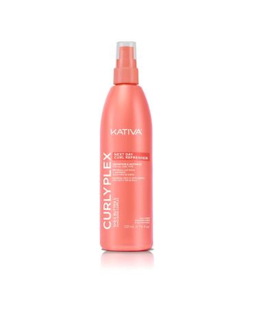 KATIVA Kativa Curly Plex Next Day Curl Refresher 225 ml | All curl types | Anti-frizz | Refreshes curls without weighing them down | With Nano-Bond Complex Shea Butter and flaxseed