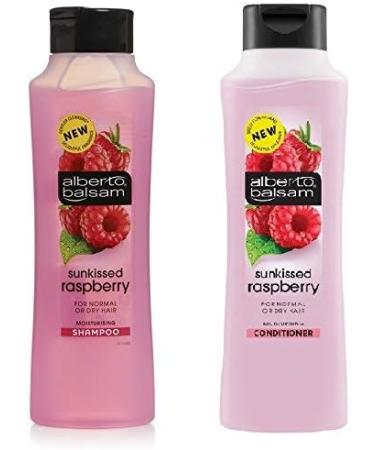  Unilever Alberto Balsam Raspberry Moisturizing Shampoo and Conditioner 350 ml - Buy Online on GoSupps.com