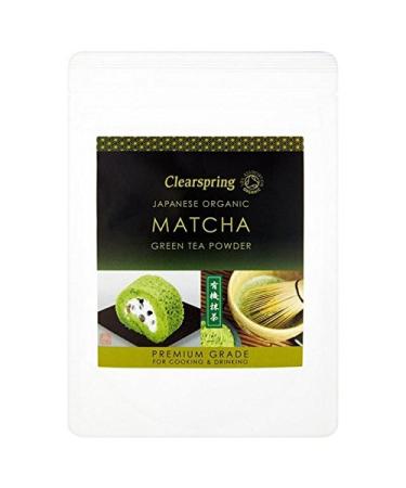 Clearspring Organique Matcha Premium Poudre De Th Vert 40 G (Paquet de 4)