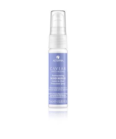 Alterna Caviar Anti-Aging Restructuring Bond Repair Travel Size Heat Protection Spray 0.85 fl. oz. | Strengthens & Protects Damaged Hair