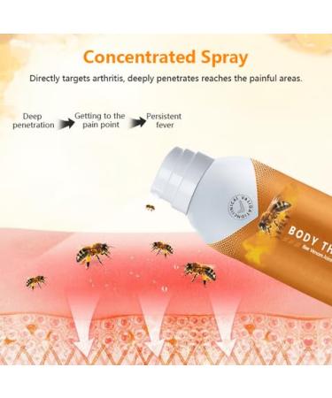 Body Therapy Bee Venom Joint & Bone Therapy Spray - Intensive Concentrate for Joint and Muscle Recovery (3 Bottles) - Buy Online on GoSupps.com