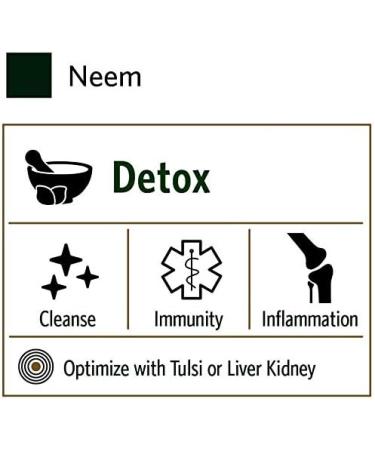 ORGANIC INDIA Neem Herbal Supplement - Supports Skin Immune & Liver Health Detox Healthy Inflammatory Response Vegan Gluten-Free USDA Certified Organic - 90 Capsules 2 Pack - Buy Online on GoSupps.com