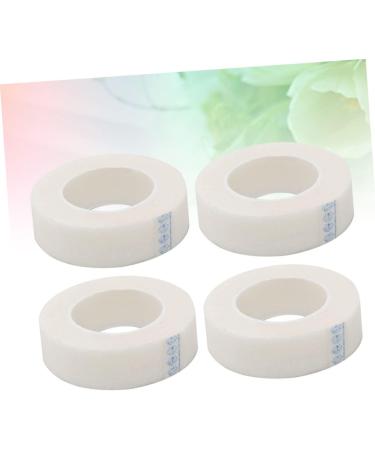 Beaupretty 4 Rolls lash extensions supplies white tape transparent tape eyelash tape sensitive skin Eyelash Tapes micropore eyelash tape extension adhesive tape Fake eyelashes tool 4 Rolls White - Buy Online on GoSupps.com