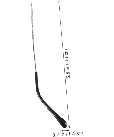 Goohochy Non-Slip Glasses Tips - Repair & Replace Glass Frame Arms & Hinges | Durable Metal Silter Silver (14.00x0.40cm) for International Shipping - Buy Online on GoSupps.com
