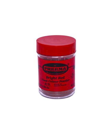 Preema Bright Red Food Colour Powder (25g X 2) | Bright Red Food Colour Powder | Used in baking and icing sugar | Can also be used in cooking